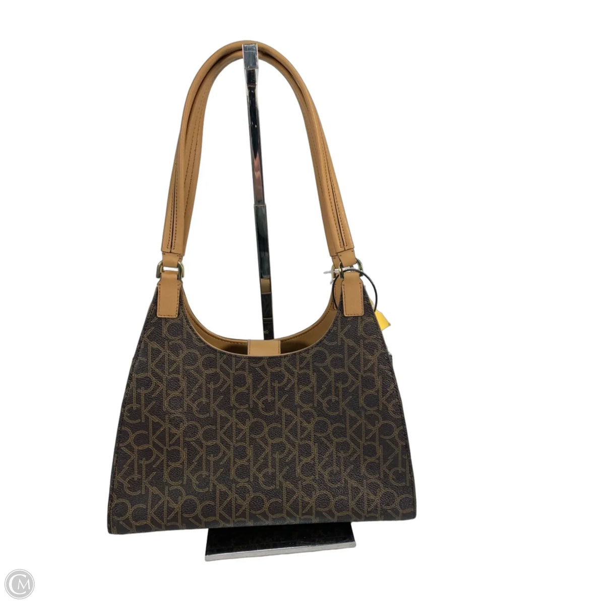 Handbag Leather By Calvin Klein, Size: Medium