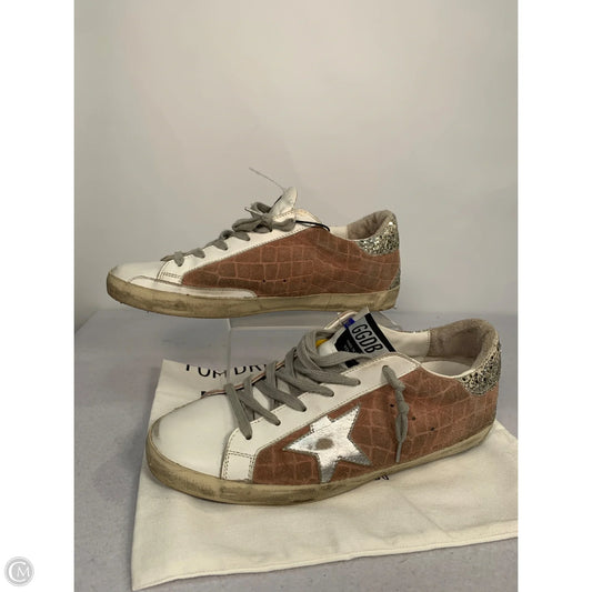 Shoes Luxury Designer By Golden Goose In Pink, Size: 9