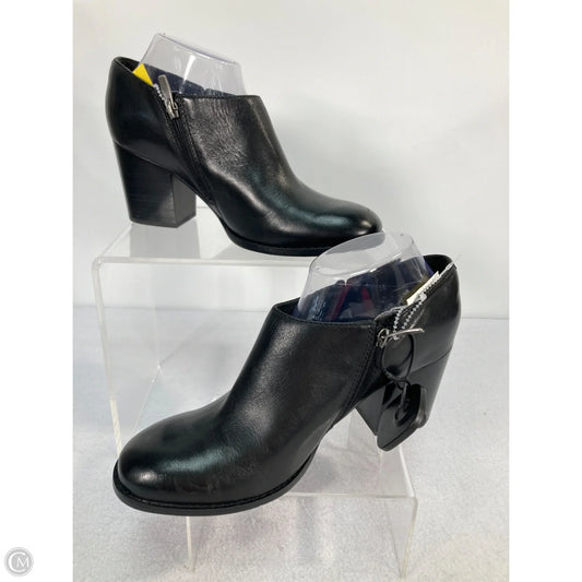 Boots Ankle Heels By Clarks In Black, Size: 9