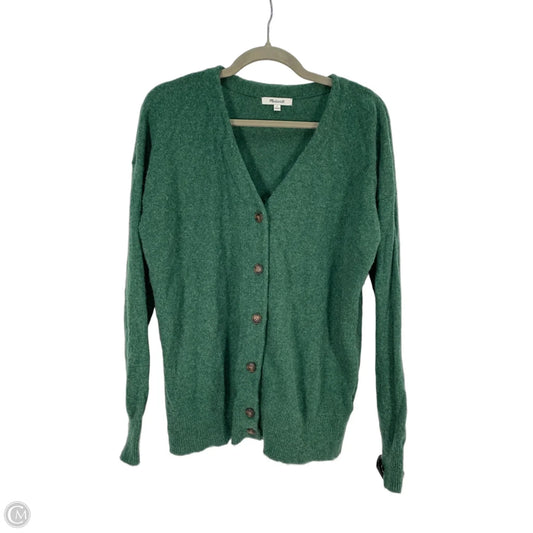 Sweater Cardigan By Madewell In Green, Size: S