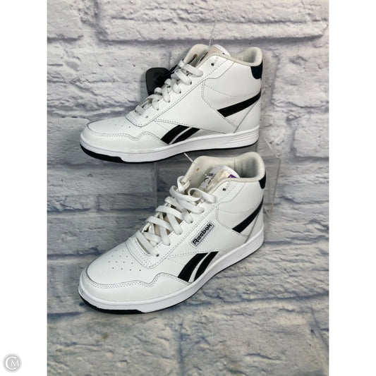 Shoes Sneakers By Reebok In Black & White, Size: 8.5