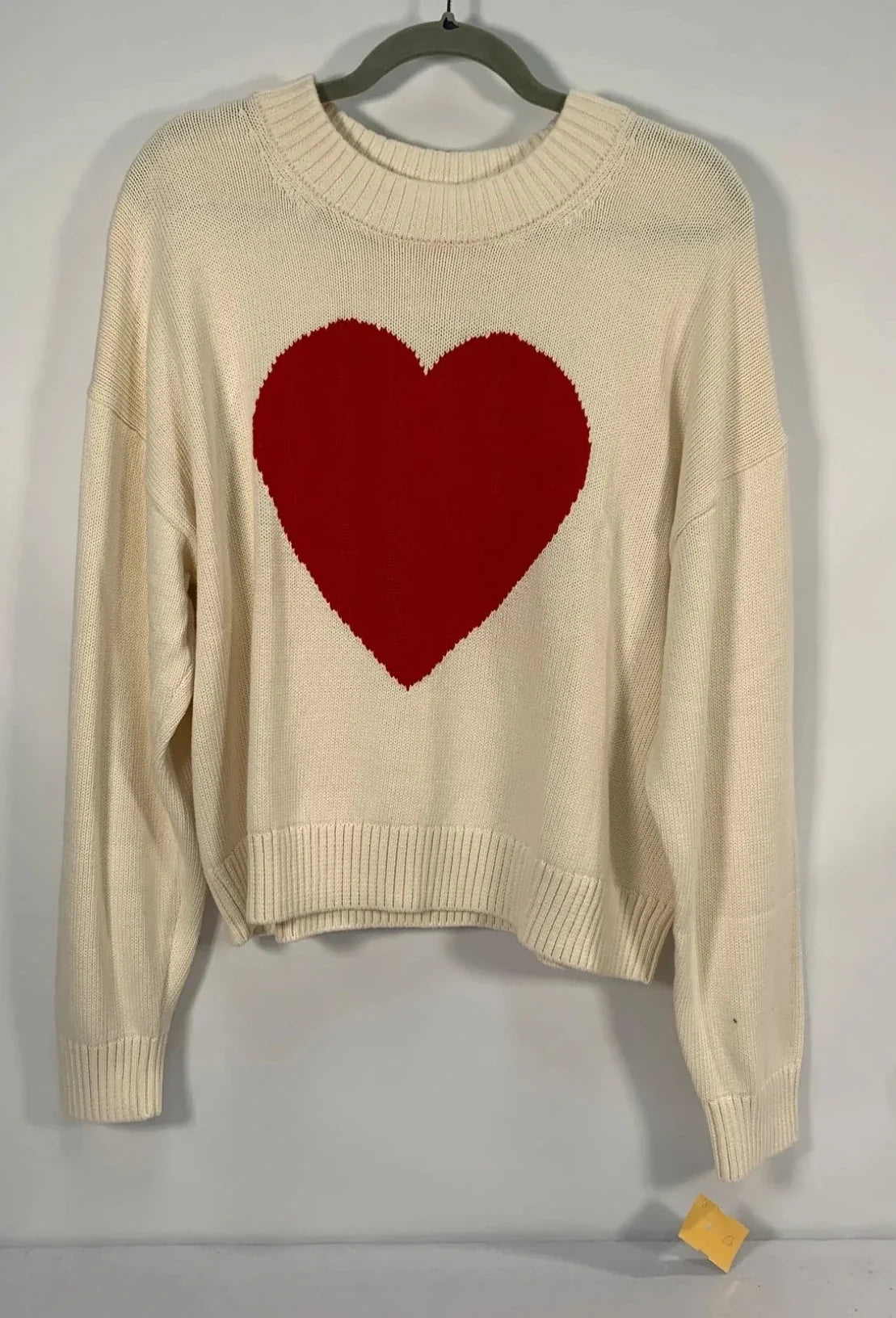Sweater By Gap In Cream, Size: L
