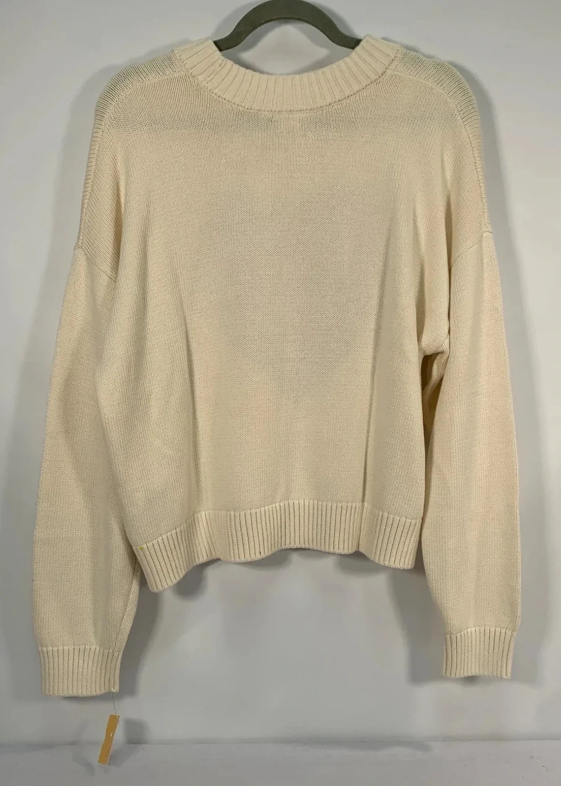 Sweater By Gap In Cream, Size: L