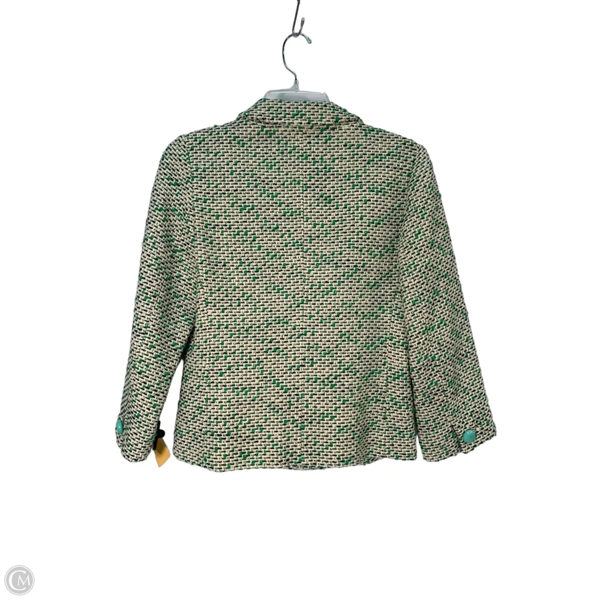 Blazer Designer By Kate Spade In Green, Size: M