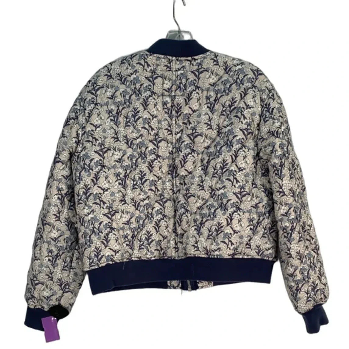 Jacket Puffer & Quilted By Bagatelle In Blue, Size: L