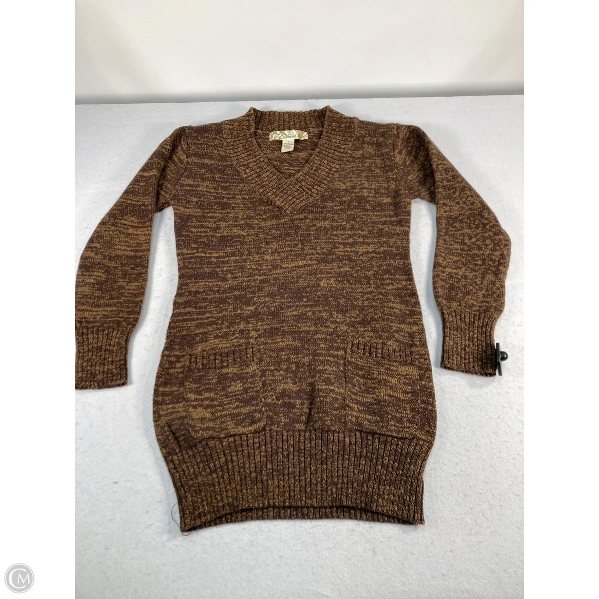 Sweater By Clothes Mentor In Brown, Size: S