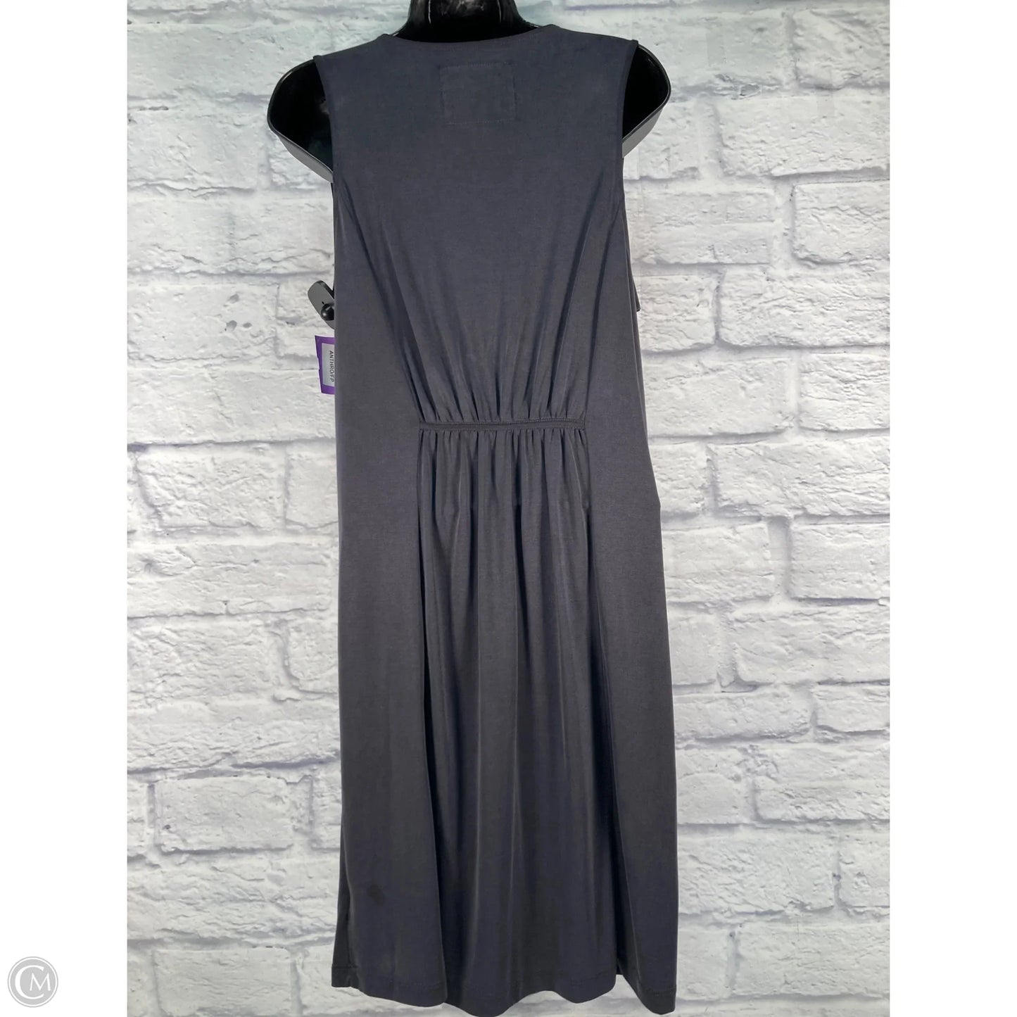 Dress Casual Midi By Maeve In Grey, Size: M