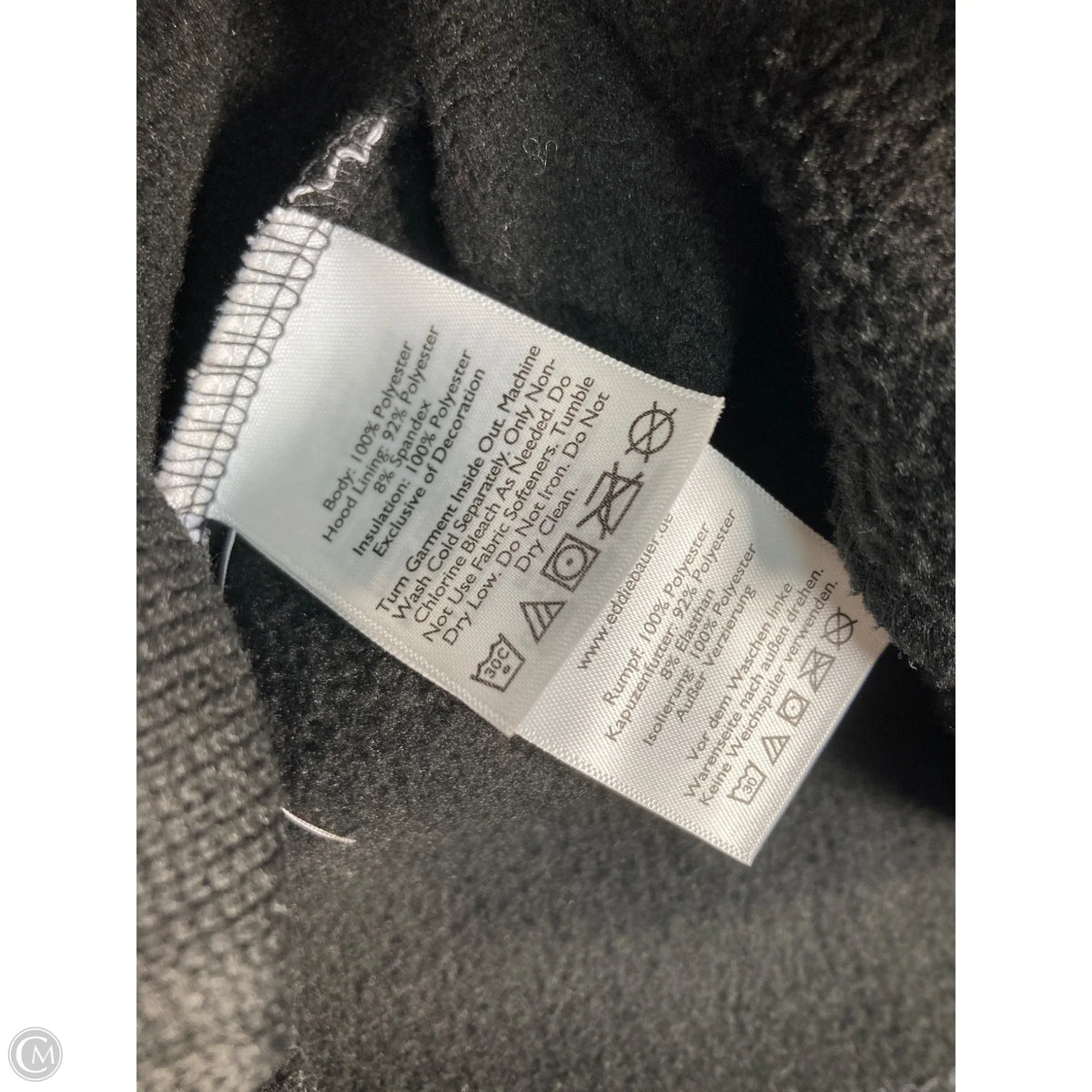 Jacket Moto By Eddie Bauer In Black, Size: Xs