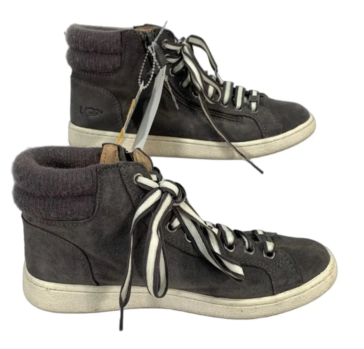 Shoes Designer By Ugg In Grey, Size: 6.5