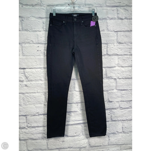 Jeans Skinny By Paige In Black, Size: 2