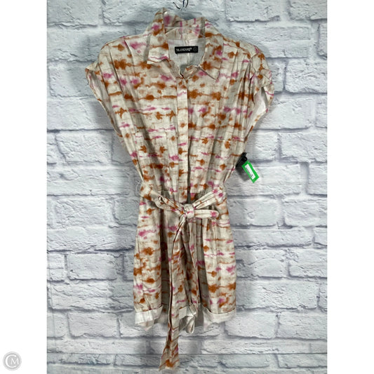 Romper By Blanknyc In Orange & Pink, Size: S