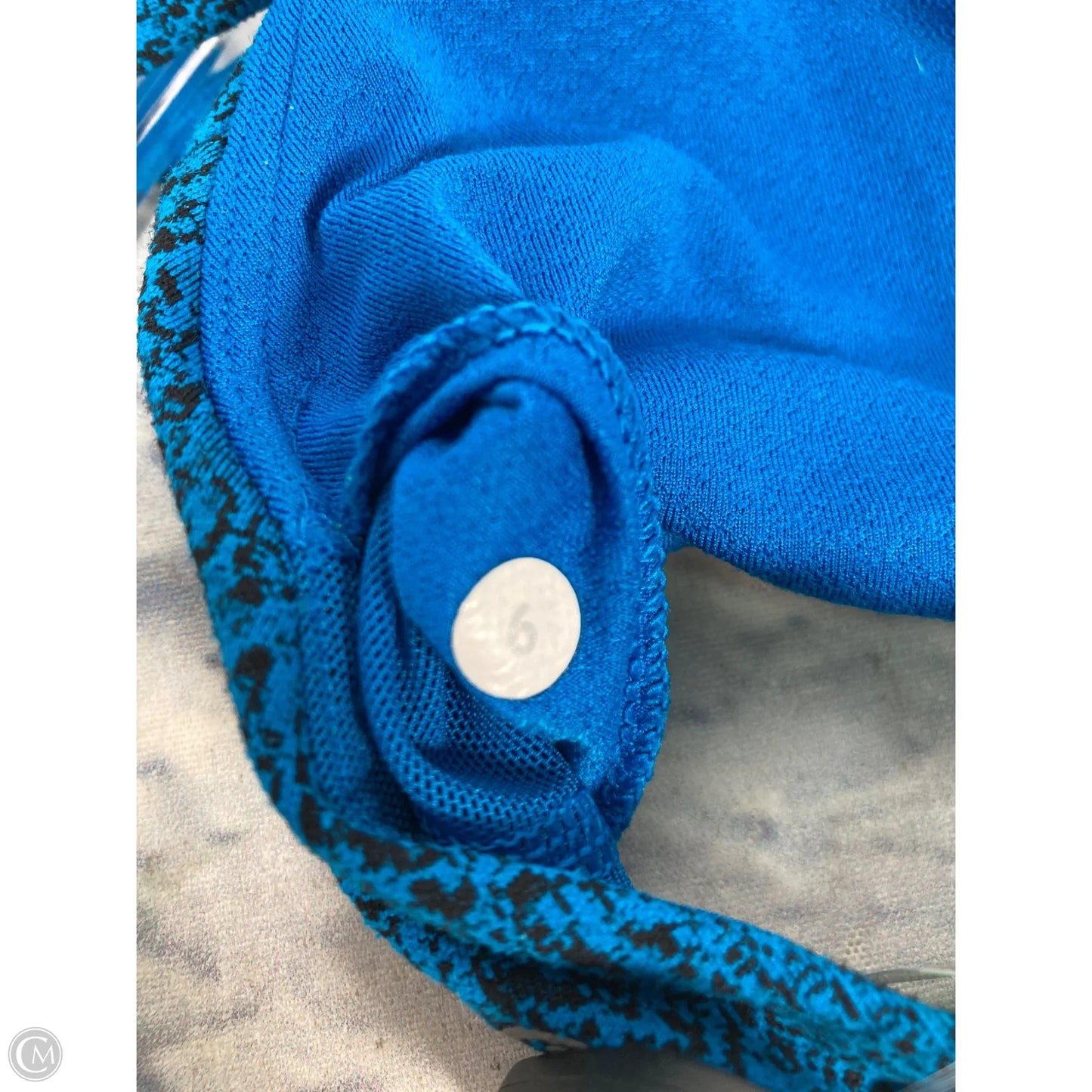 Athletic Bra By Lululemon In Blue, Size: 6