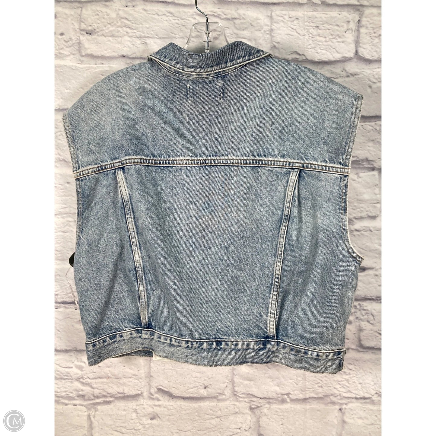 Vest Other By Agolde In Blue Denim, Size: S
