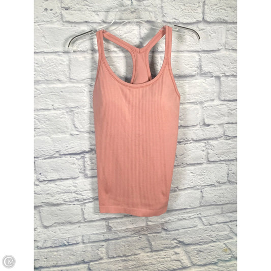 Athletic Tank Top By Lululemon In Pink, Size: 10