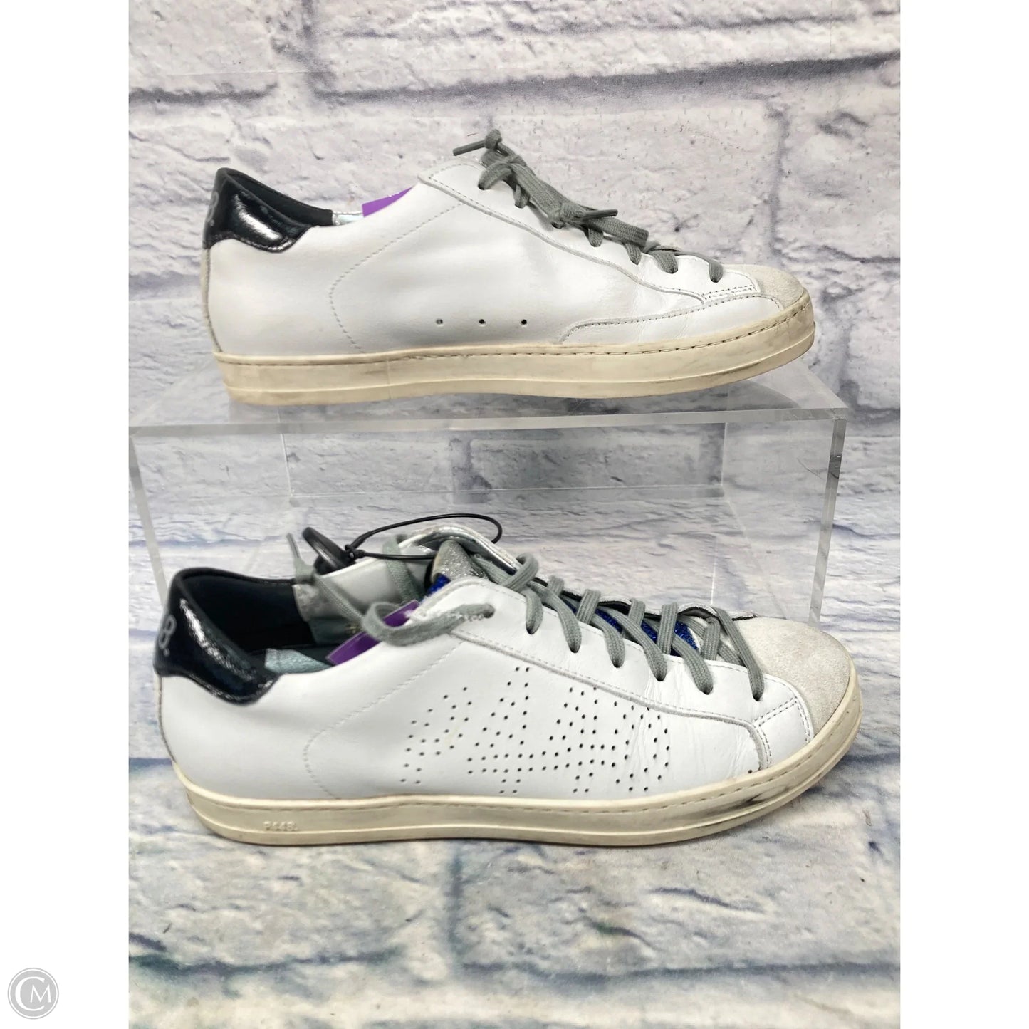 Shoes Sneakers By P448 In Grey, Size: 8.5