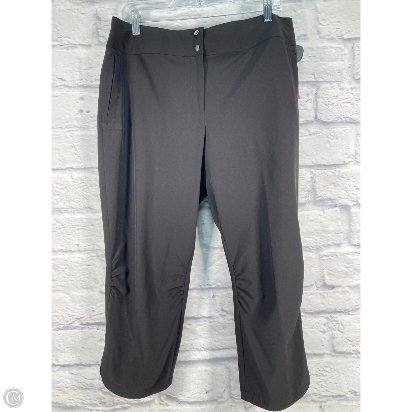 Athletic Capris By Chicos In Black, Size: 10