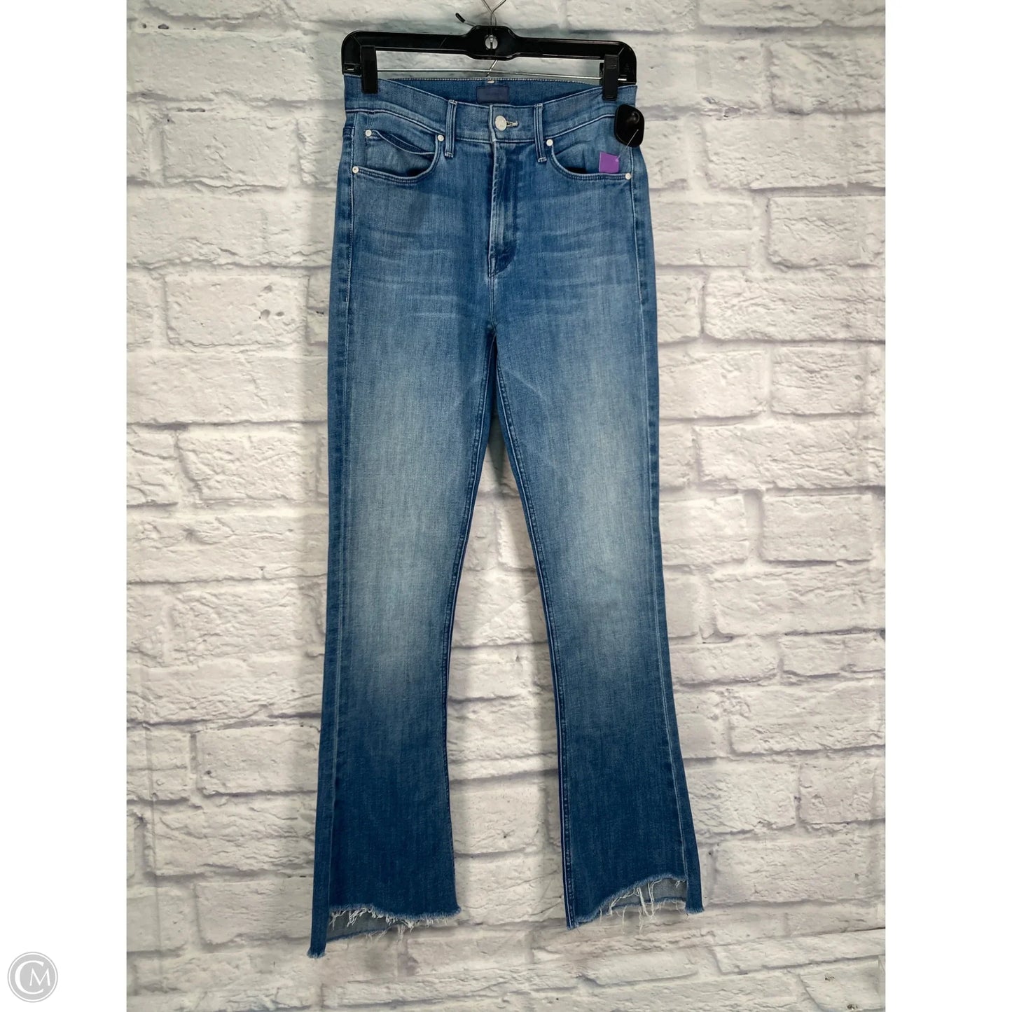 Jeans Flared By Mother In Blue Denim, Size: 2