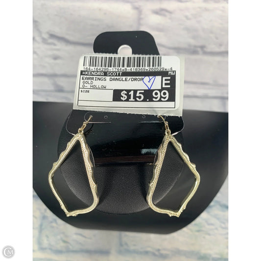 Earrings Dangle/drop By Kendra Scott