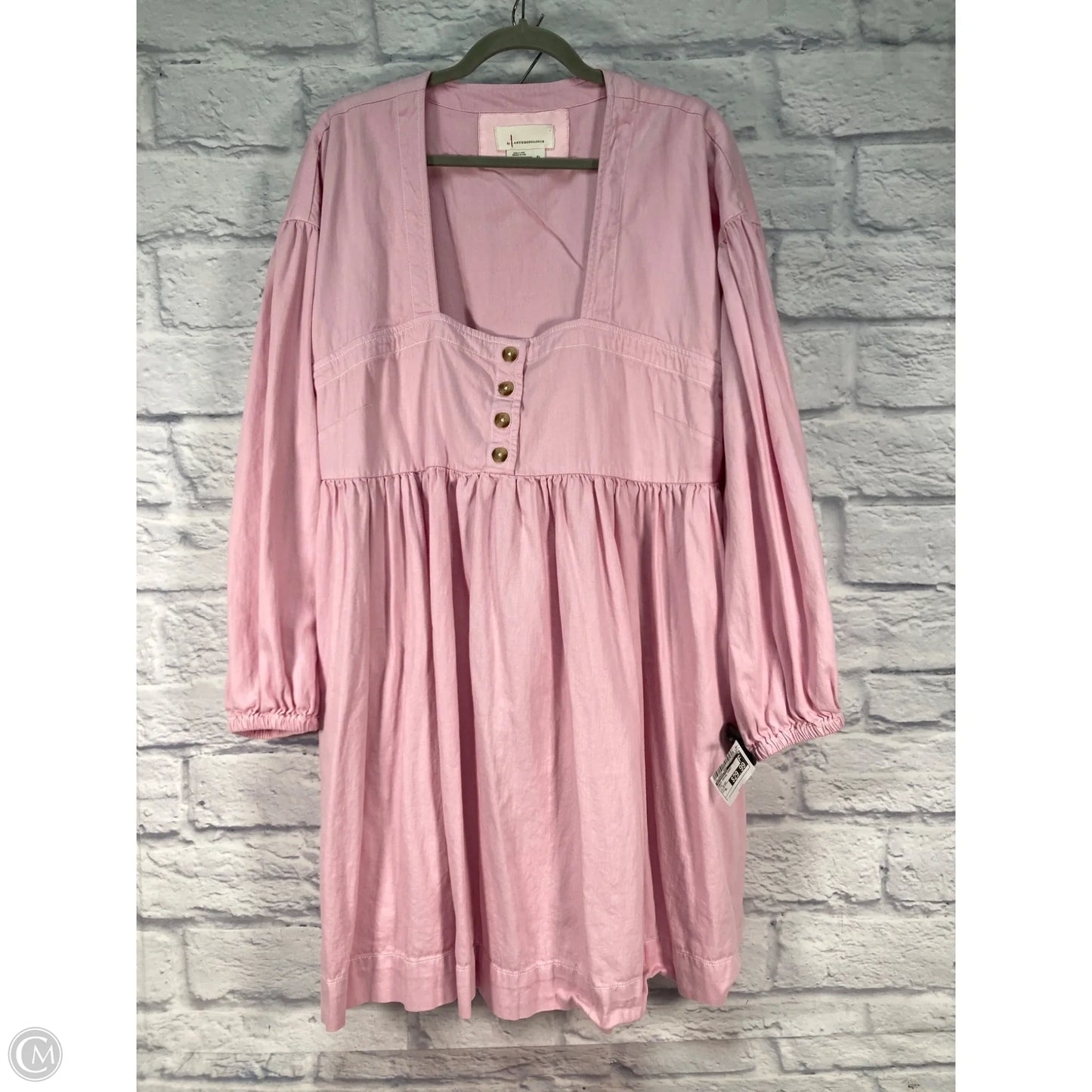 Dress Casual Short By Anthropologie In Pink, Size: Xl