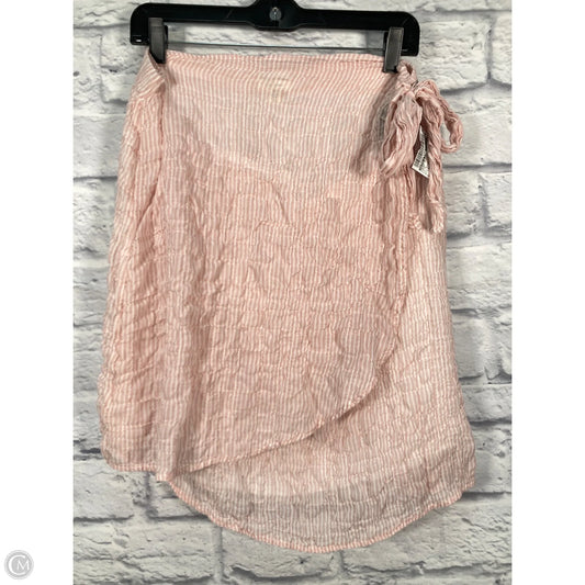 Skirt Mini & Short By Cloth & Stone In Pink, Size: Xl