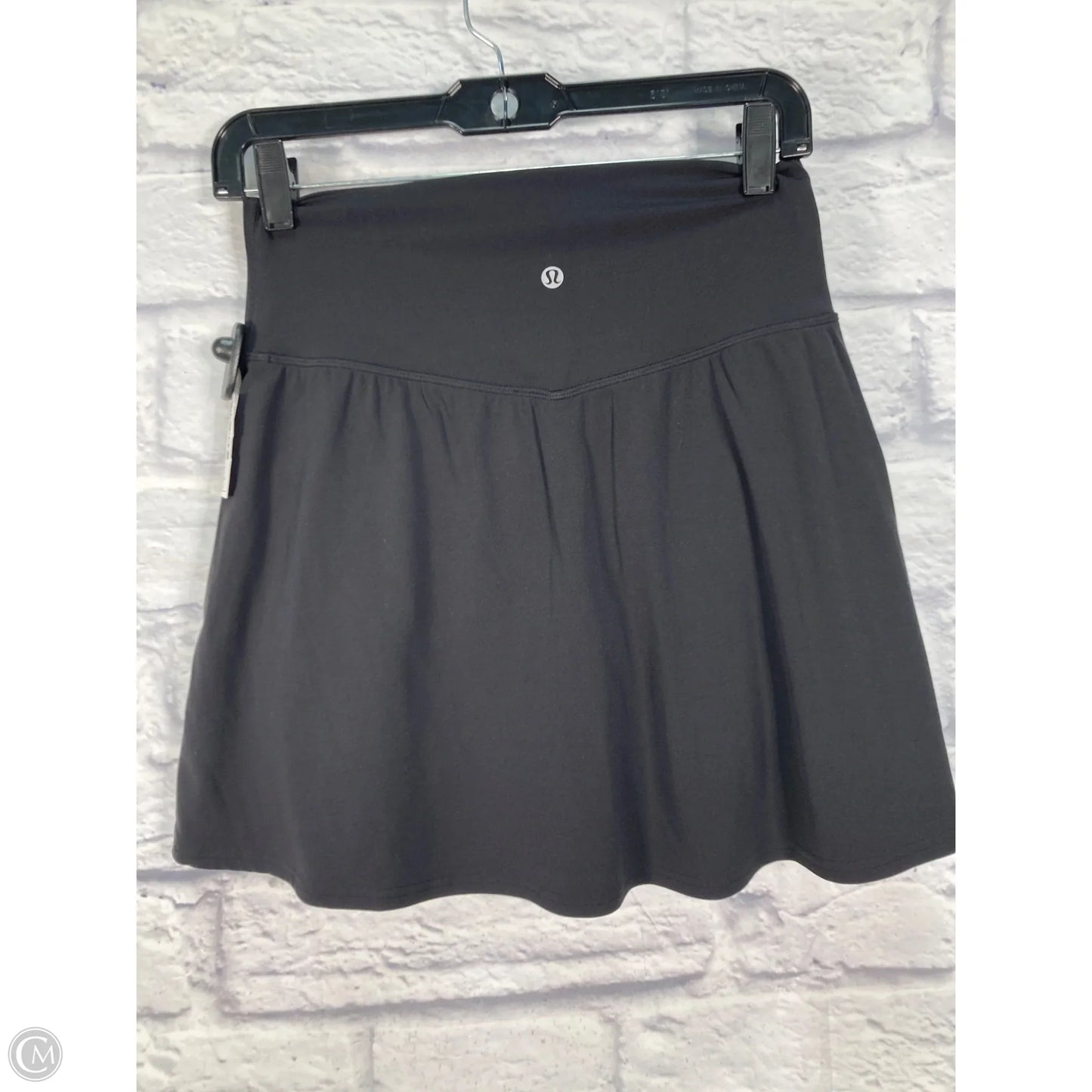 Athletic Skort By Lululemon In Black, Size: 8