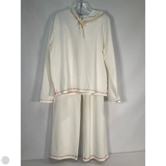 Lounge Set Pants By J. Crew In Cream, Size: L