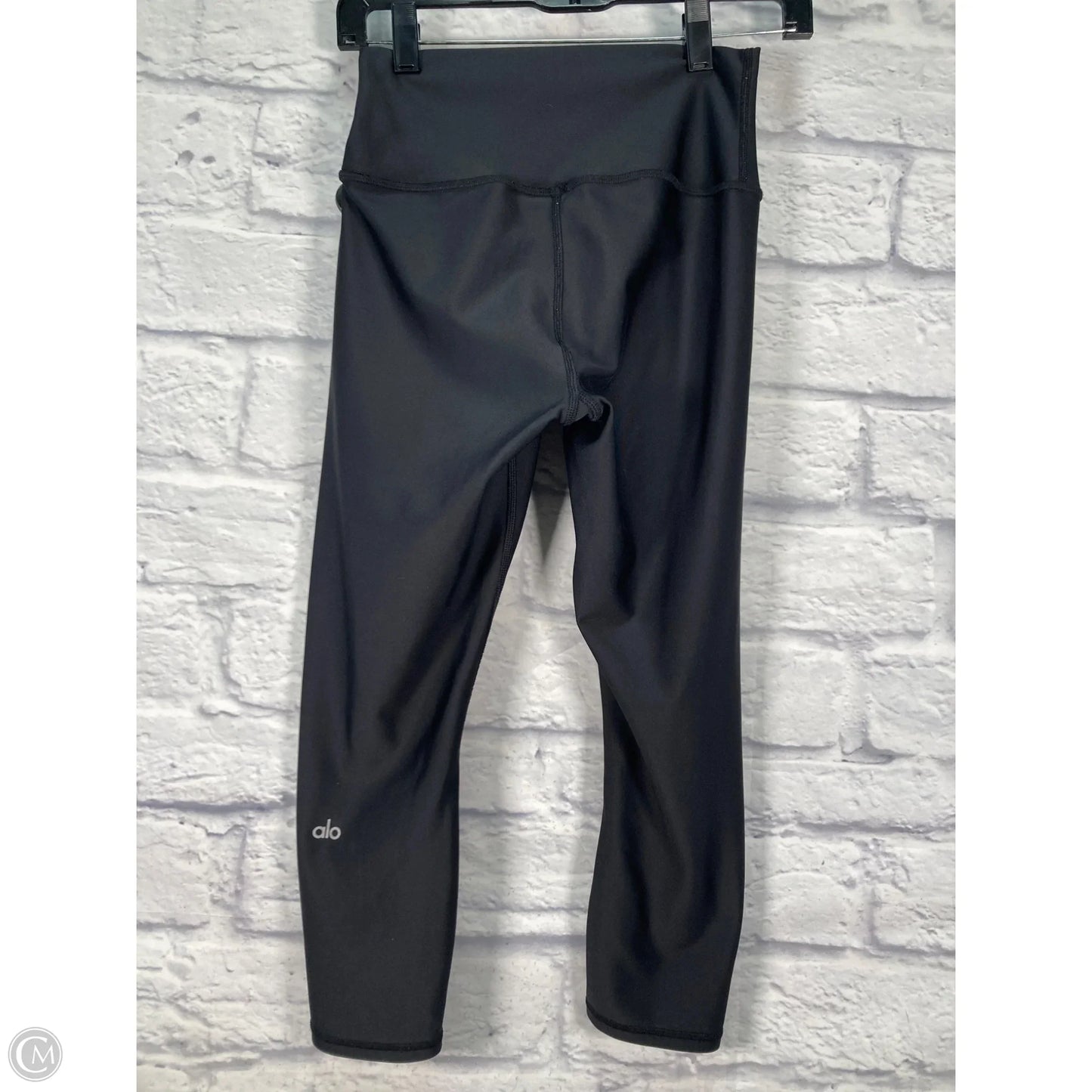 Athletic Leggings Capris By Alo In Black, Size: M
