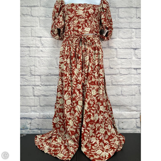 Pants Set 2pc By Free People In Red, Size: Xl