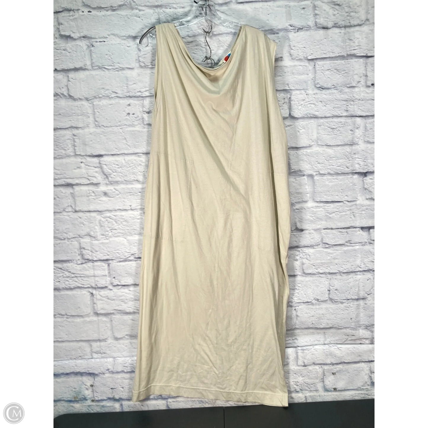 Dress Casual Maxi By Free People In Cream, Size: L