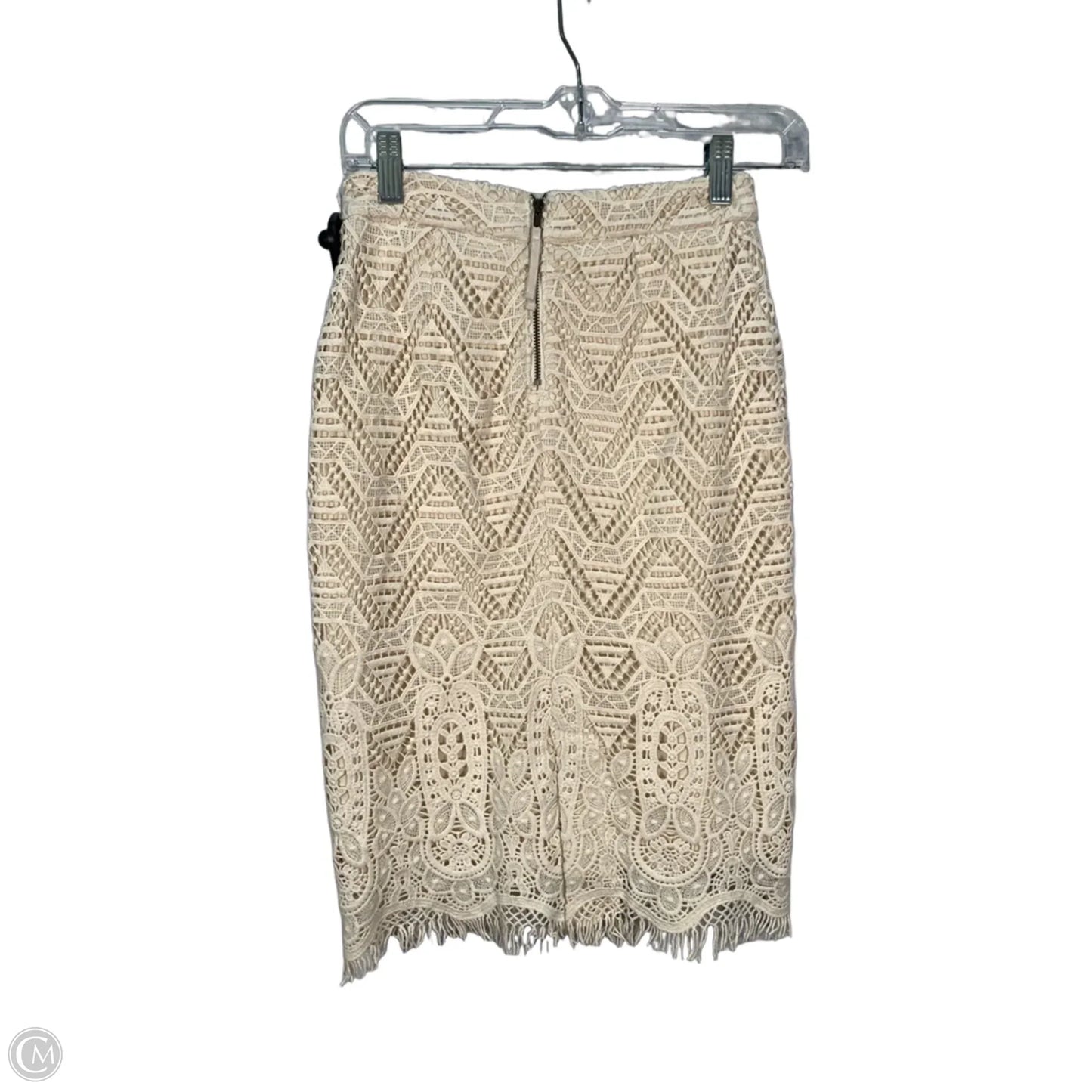 Skirt Midi By Maeve In Cream, Size: 2p
