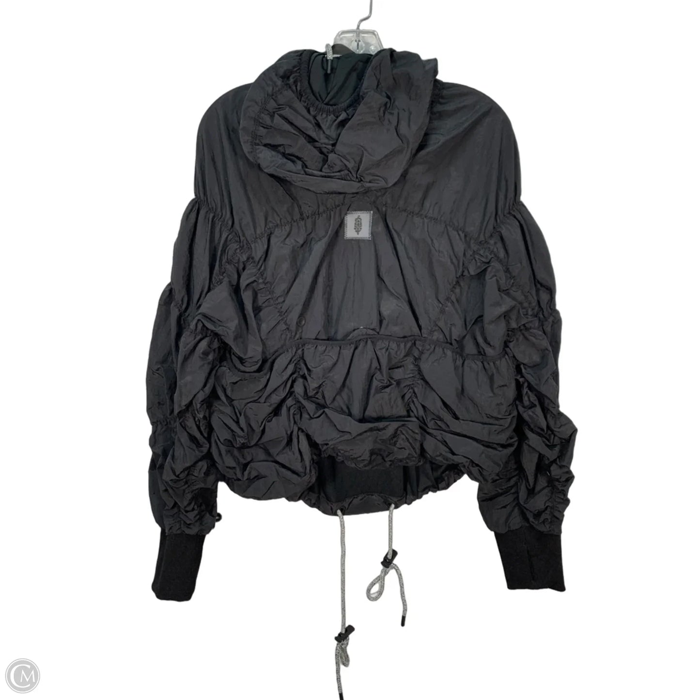 Jacket Windbreaker By Free People In Black, Size: S