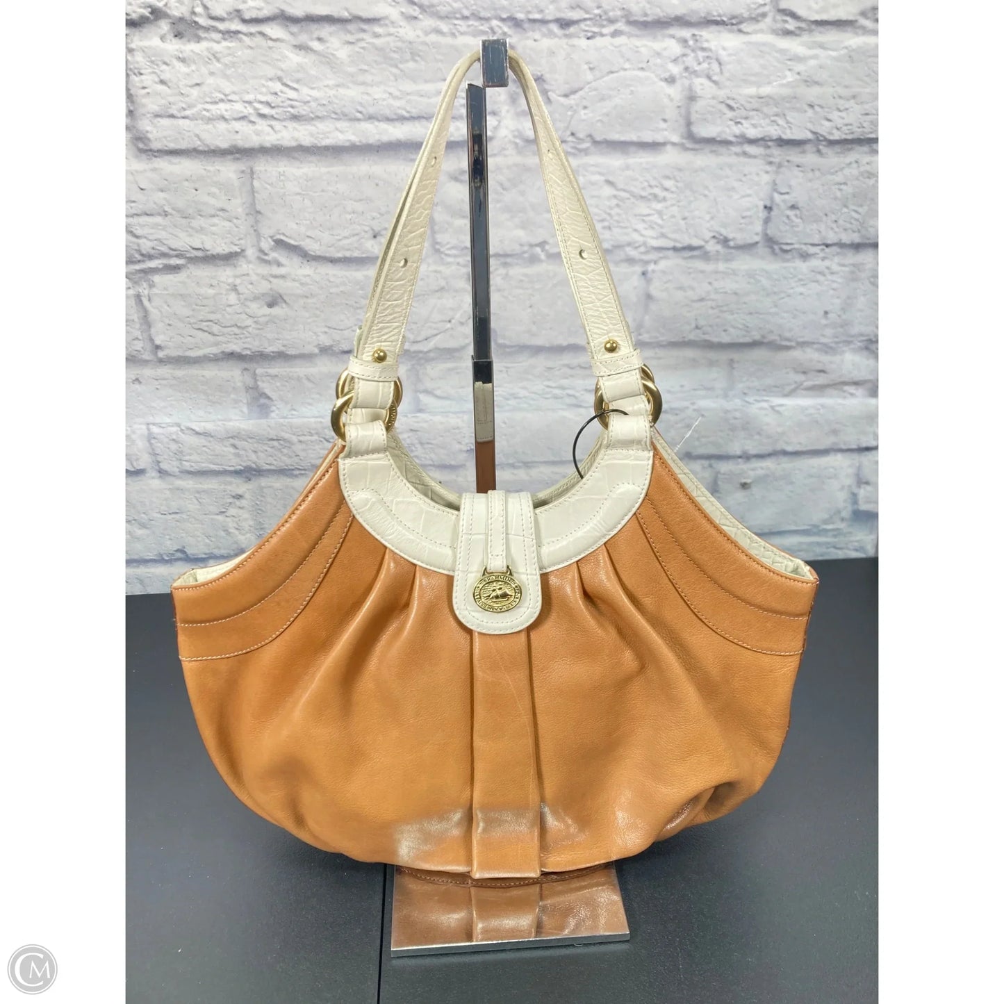 Handbag Designer By Brahmin, Size: Large