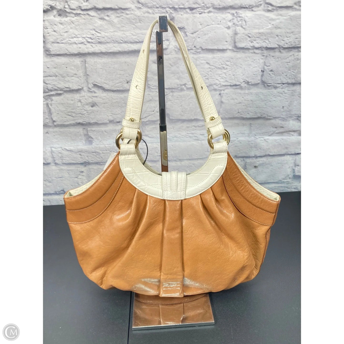 Handbag Designer By Brahmin, Size: Large