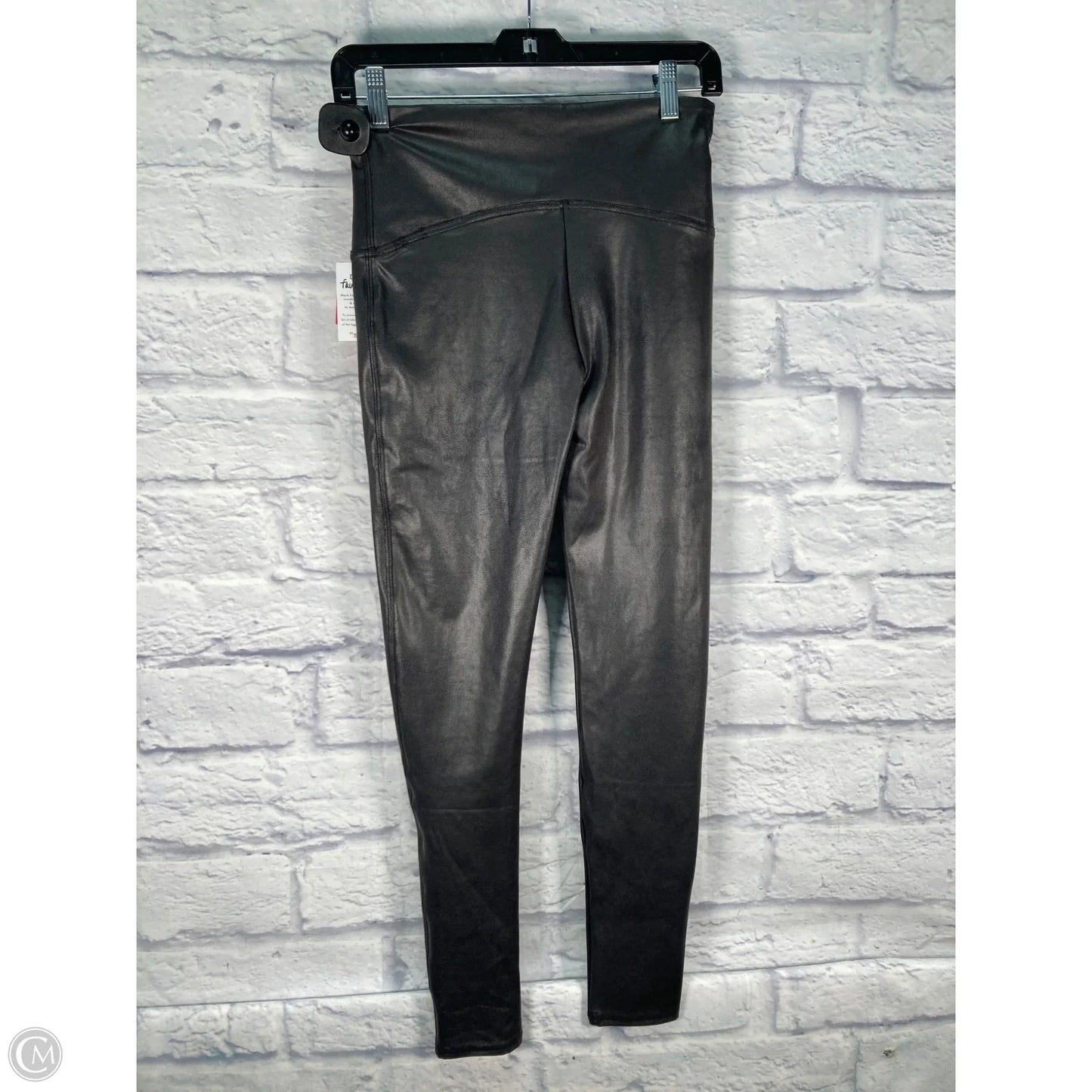 Athletic Leggings By Spanx In Grey, Size: L