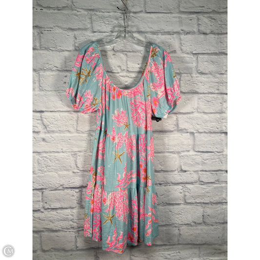 Dress Designer By Lilly Pulitzer In Blue & Pink, Size: Xs