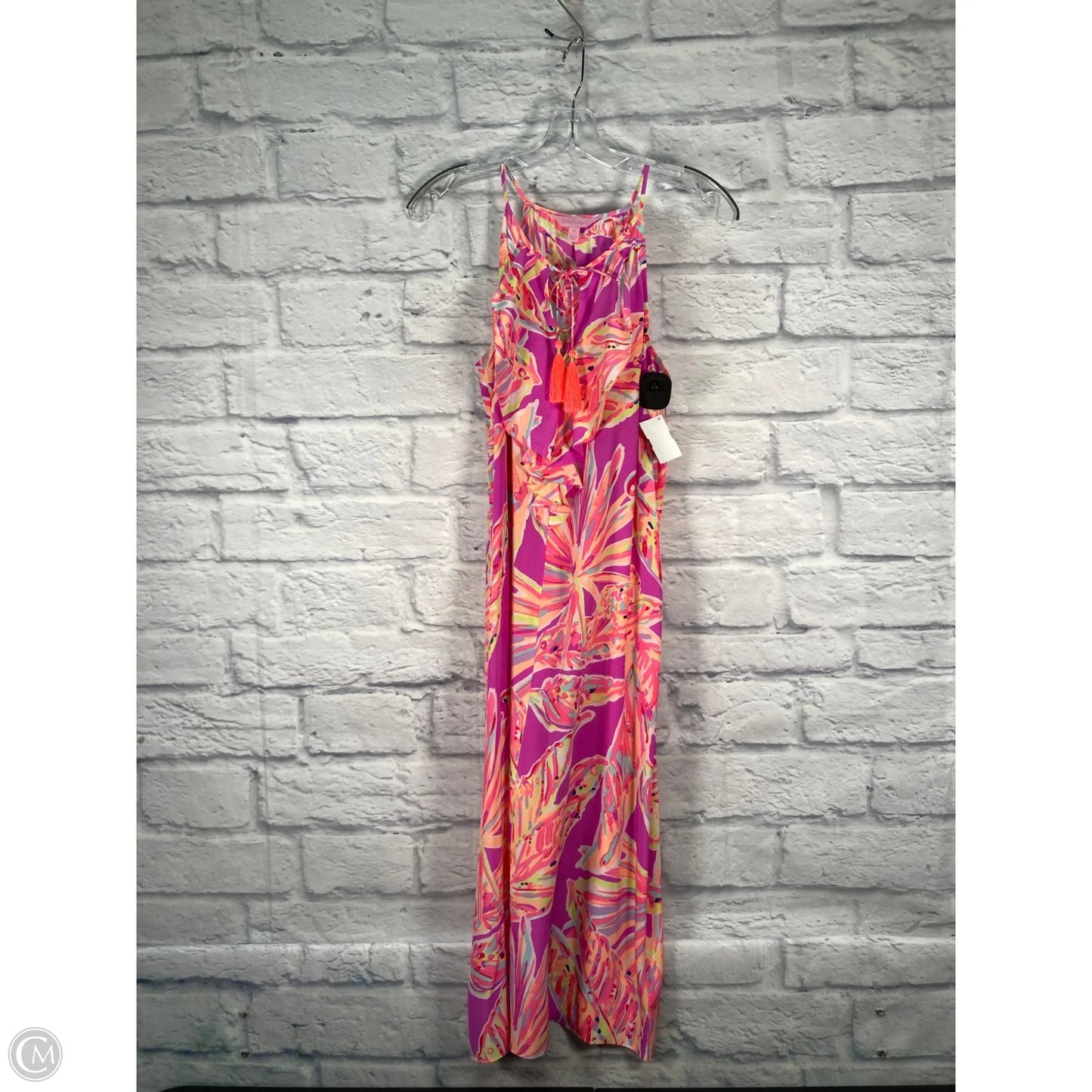 Dress Designer By Lilly Pulitzer In Orange & Pink, Size: Xs