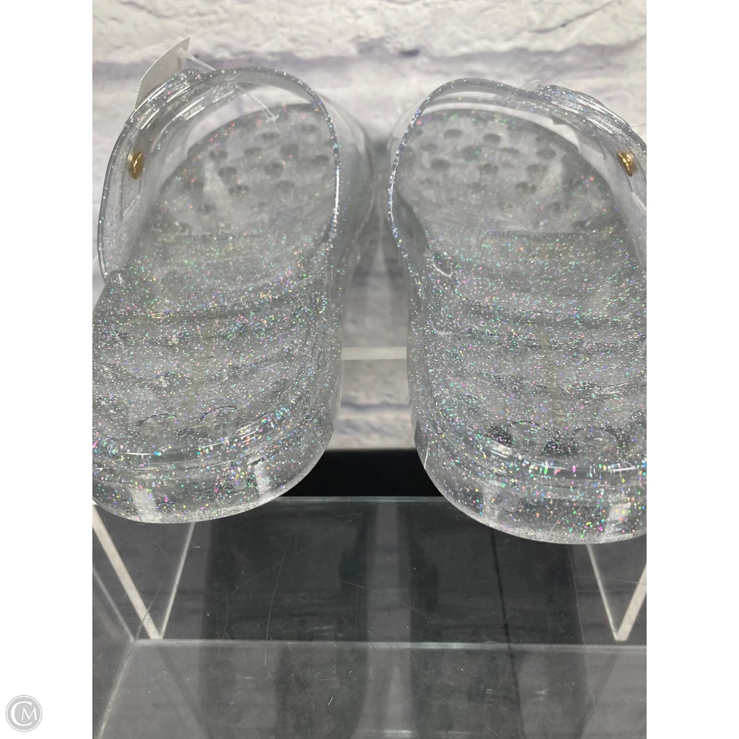 Sandals Flats By Stoney Clover Lane In Silver, Size: 7