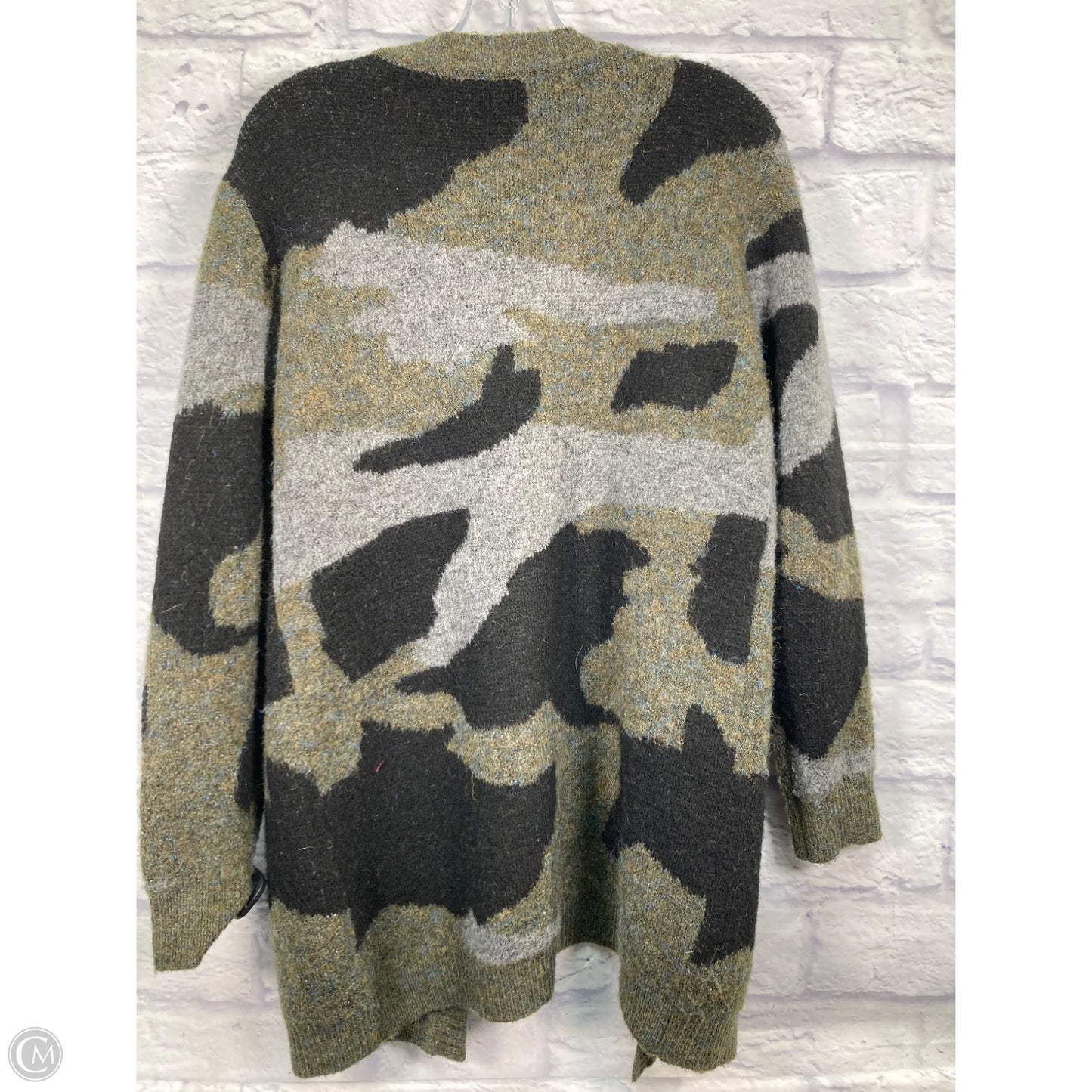 Cardigan By Moth In Camouflage Print, Size: M