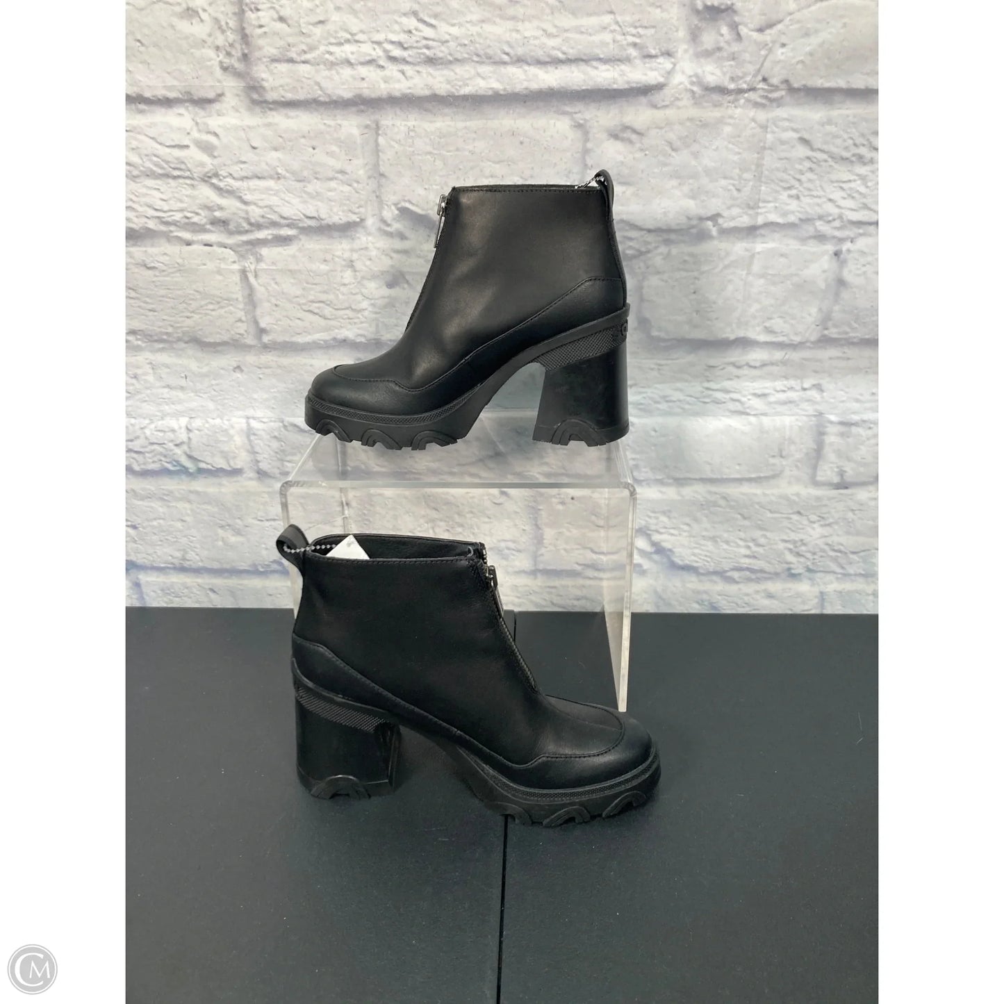 Boots Ankle Heels By Sorel In Black, Size: 8