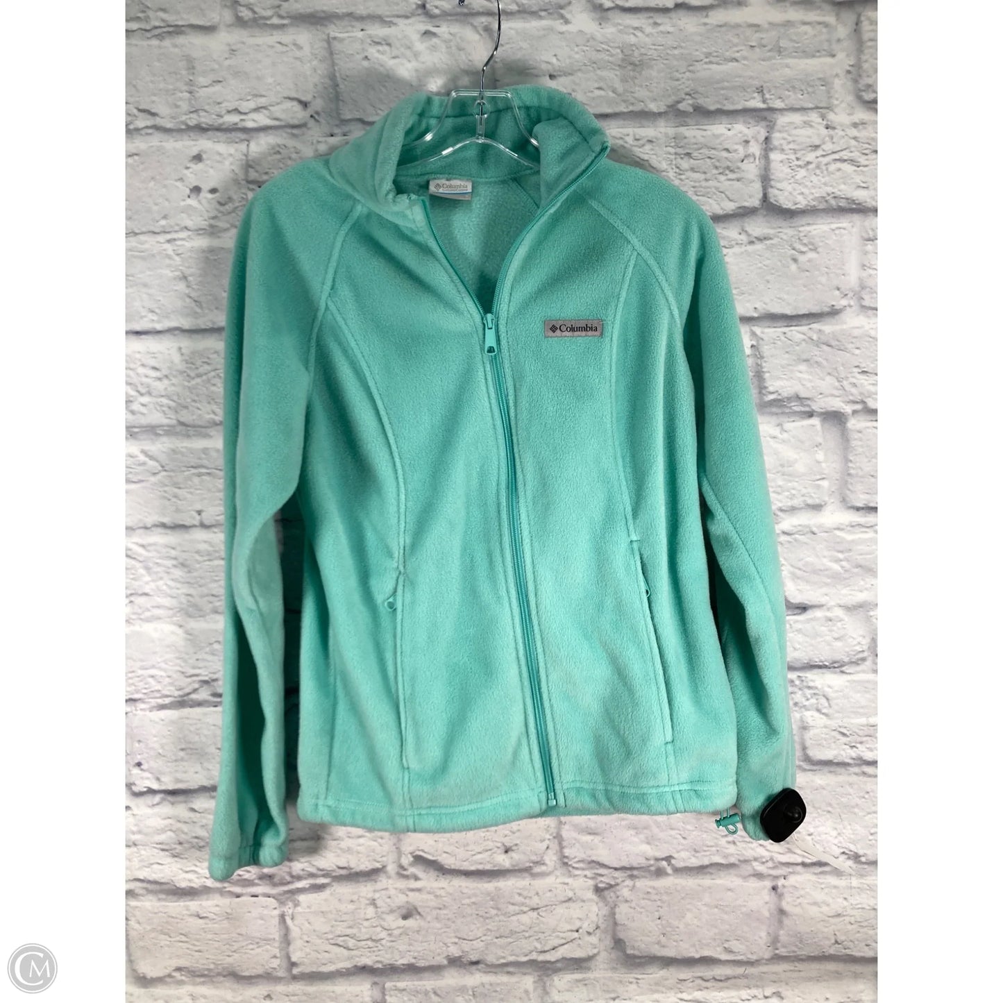 Jacket Fleece By Columbia In Teal, Size: S