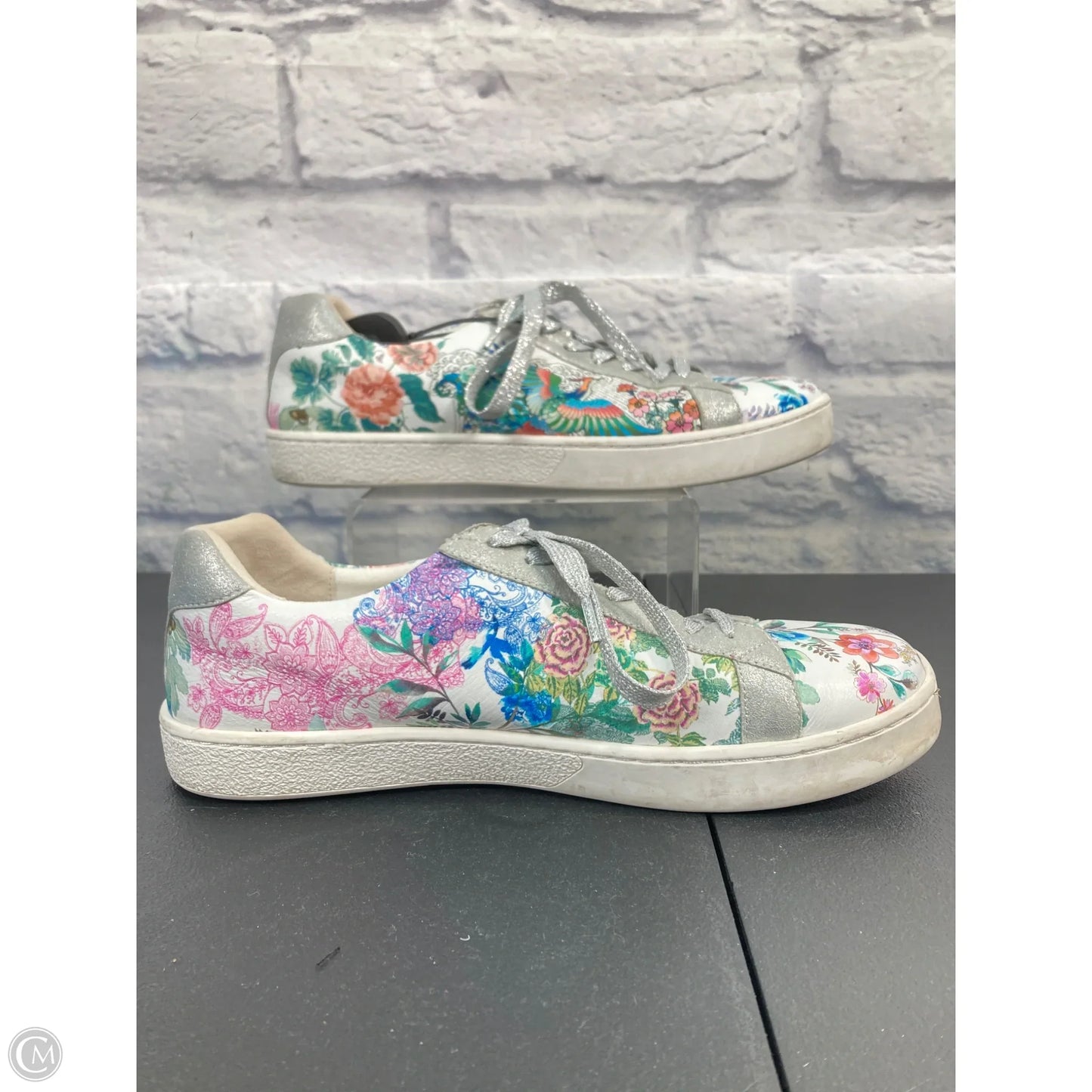 Shoes Sneakers By Johnny Was In Floral Print, Size: 9