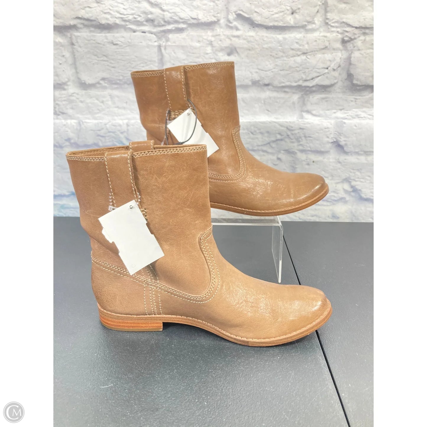 Boots Designer By Frye In Brown, Size: 6.5