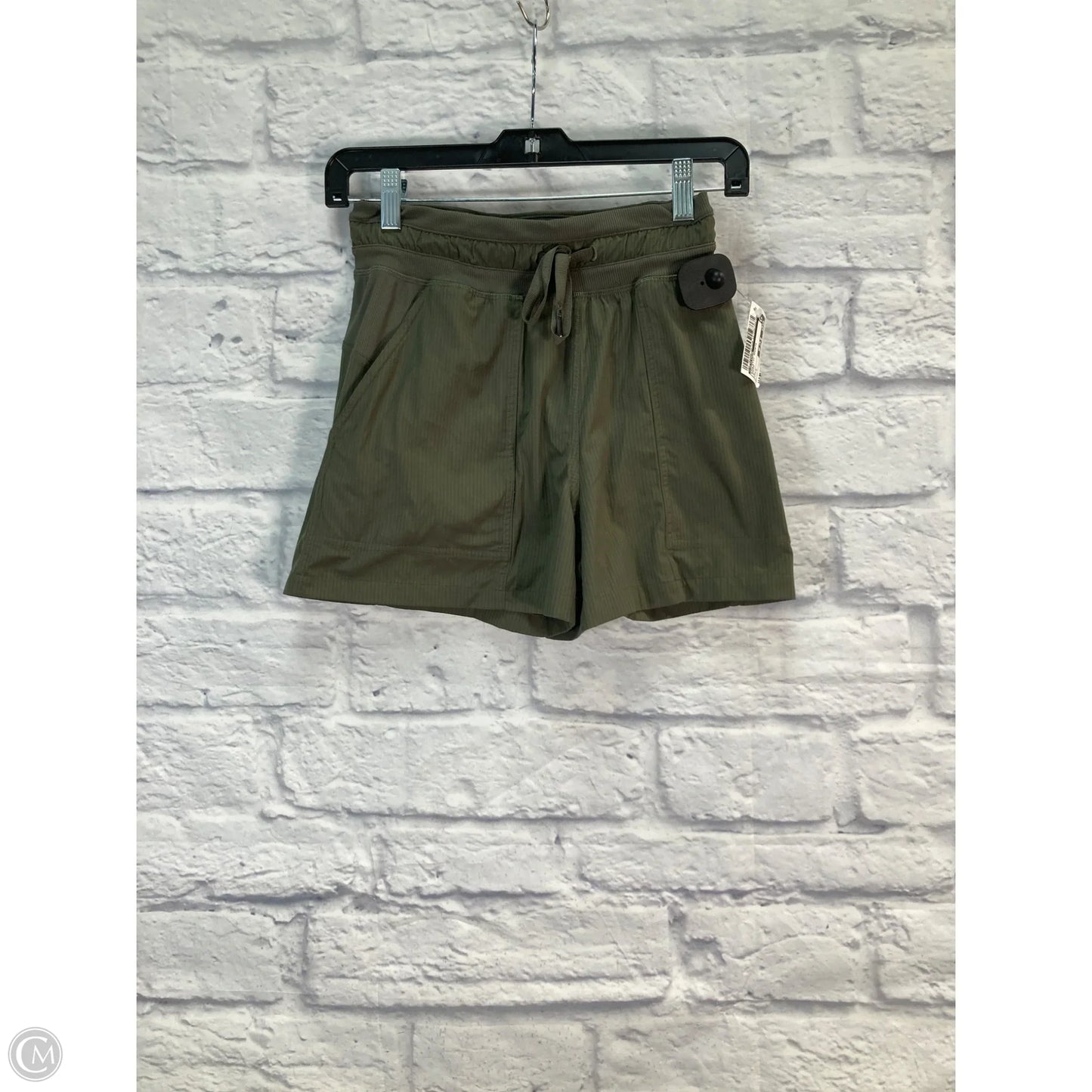 Athletic Shorts By Lululemon In Green, Size: 2