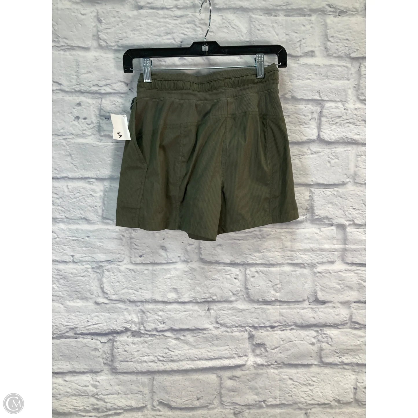 Athletic Shorts By Lululemon In Green, Size: 2