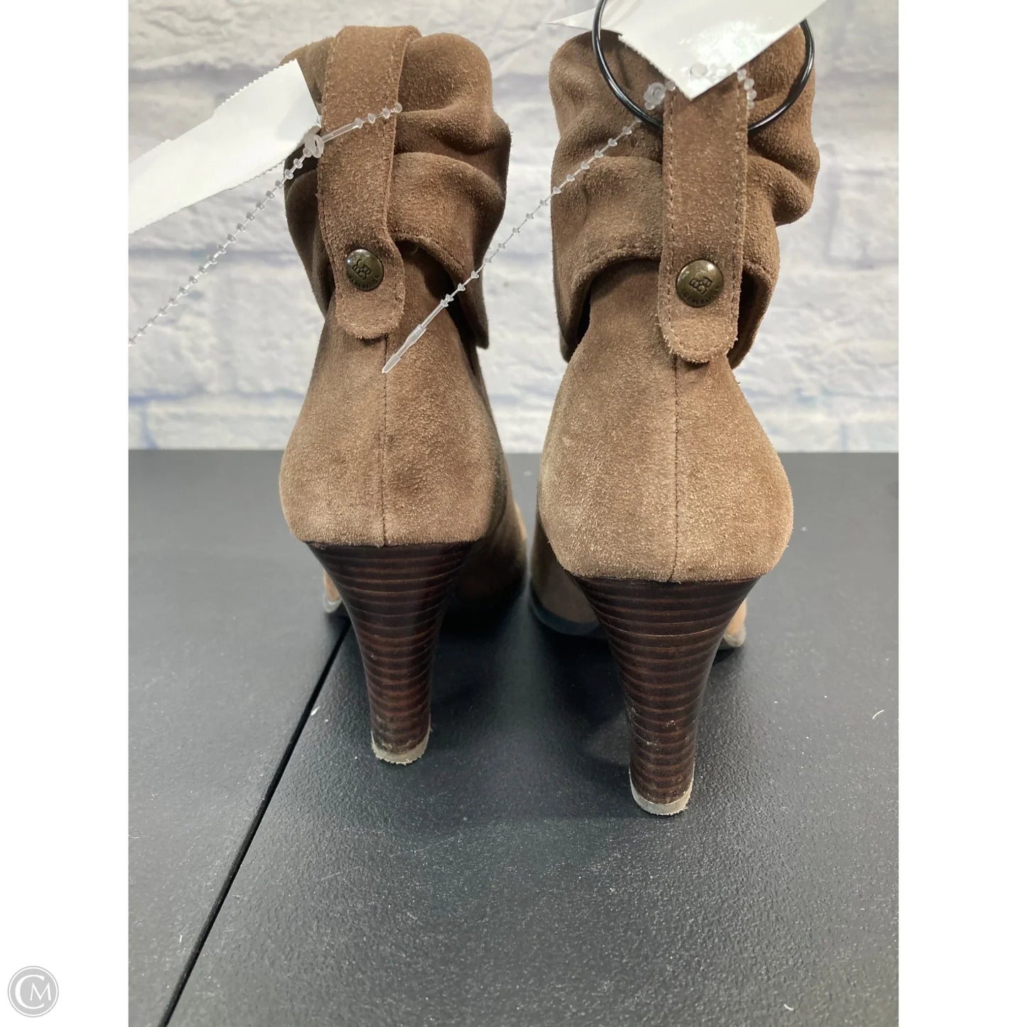 Boots Ankle Heels By Bcbgeneration In Beige, Size: 7