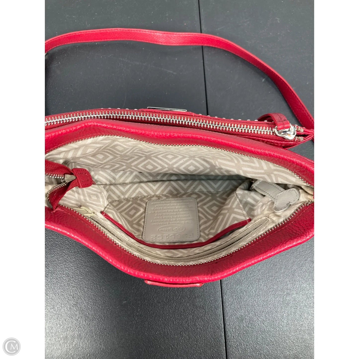 Crossbody Leather By Brighton, Size: Medium