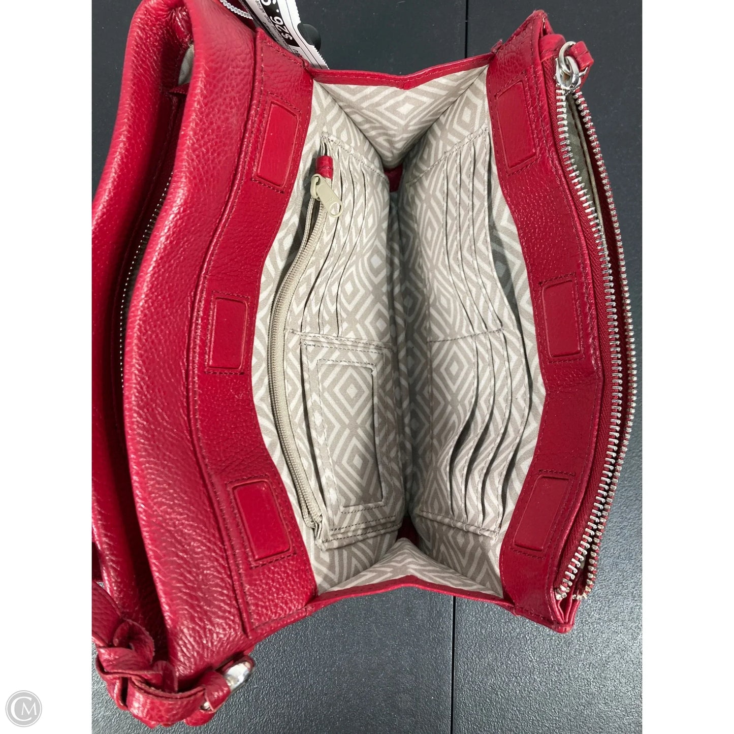 Crossbody Leather By Brighton, Size: Medium