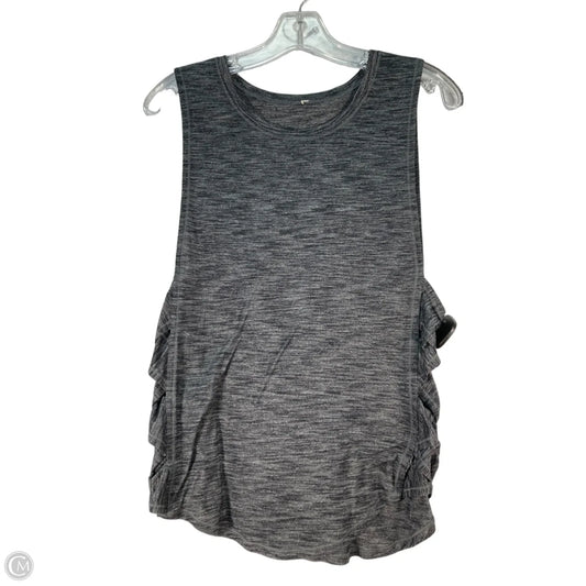 Athletic Tank Top By Lululemon In Grey, Size: S