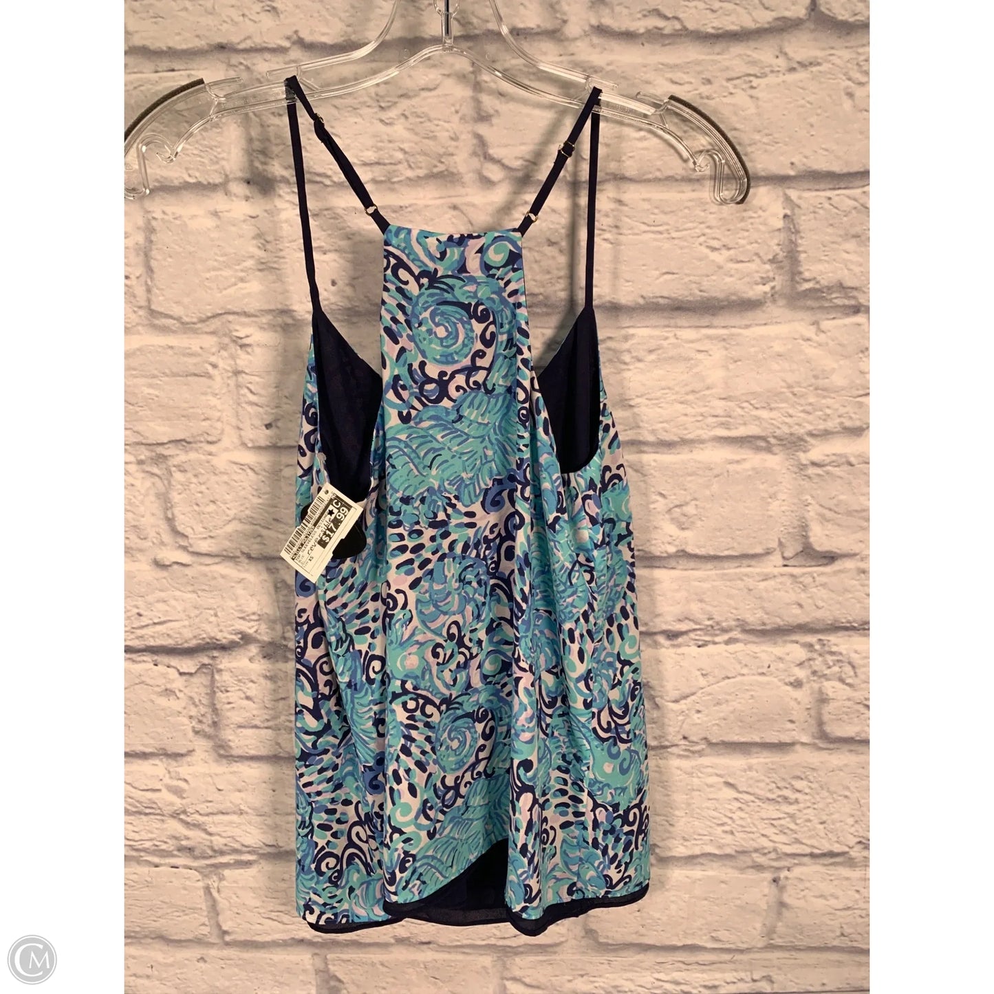 Top Sleeveless Designer By Lilly Pulitzer In Blue, Size: Xs