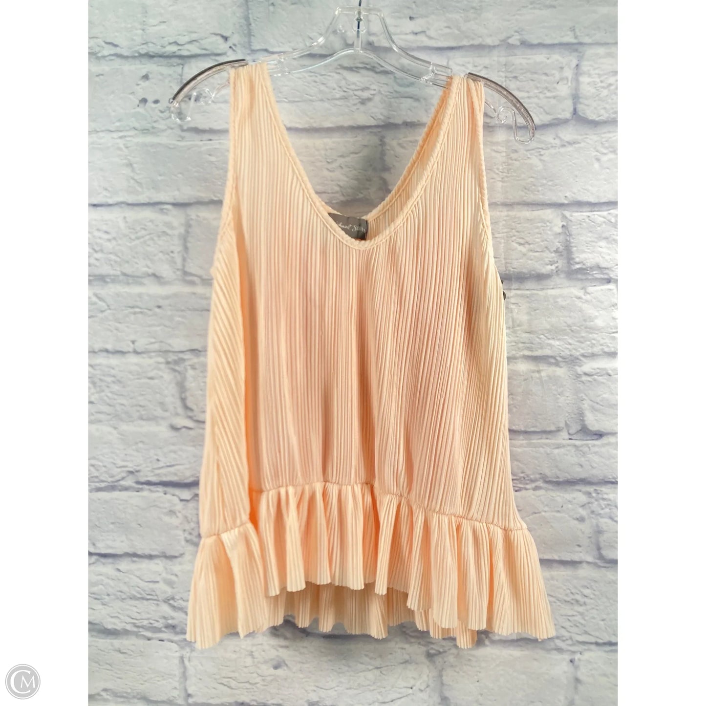 Top Sleeveless By Michael Stars In Pink, Size: M